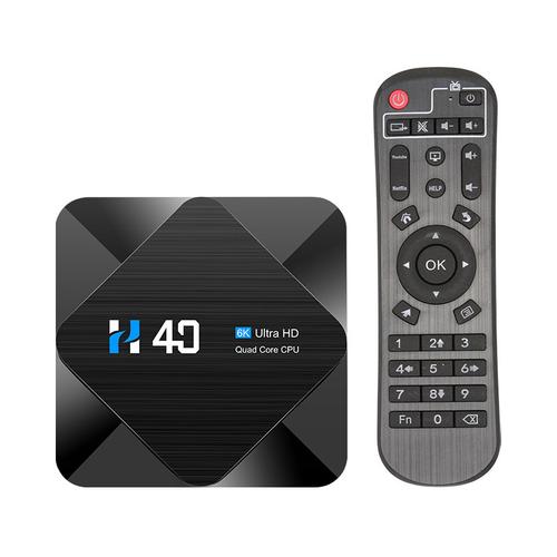 跨境新款网络机顶盒h40 h616安卓10 6k高清网络播放器tv box 4k
